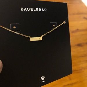 Letter: C Mini Initial Pendant from BaubleBar